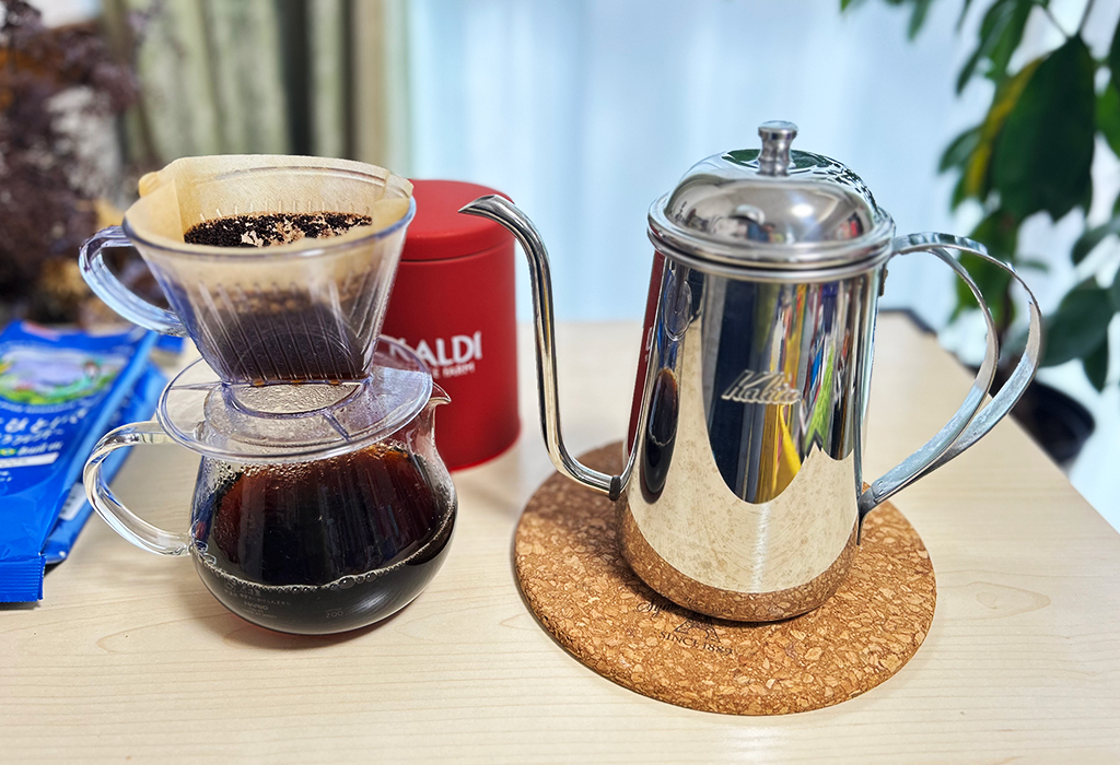 カリタ ケトル 700mlレビュー｜細口ステンレスでドリップコーヒーが格段に楽しくなる