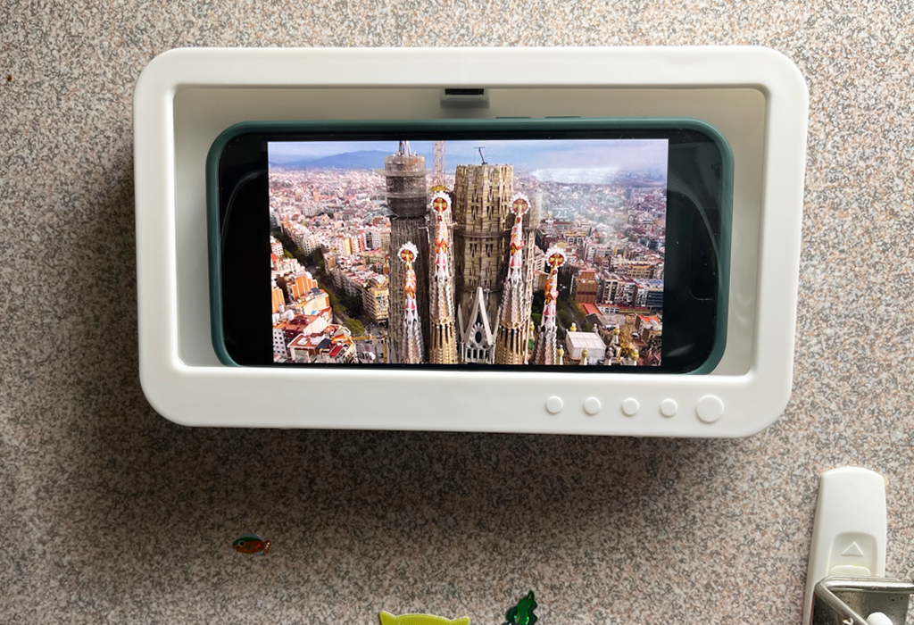 ダイソー防滴スマホホルダー × Anker Soundcore AeroFitレビュー｜皿洗い担当パパの家事が快適に！